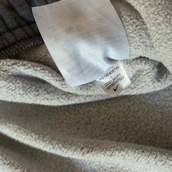 Nike Mens Club Fleece Classic Cargo Reworked Distressed Gray Joggers Size Large - Picture 8 of 11